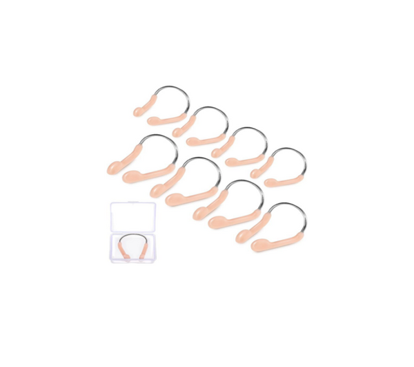 Nose clip swimming beige (12 pieces)